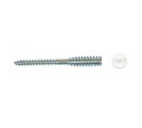Boite de 100 Vis top-roc PVC ING FIXATIONS - 6x70 mm - Filet 33 mm capuchon blanc - A430140