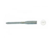 Boite de 100 Vis top-roc PVC ING FIXATIONS - 6x70 mm - Filet 33 mm capuchon blanc - A430140