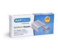 Rapesco Agrafes 923/6 – galvanisées – 1 000 pièces