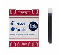 Pilot Namiki IC100 Lot de 2 cartouches d'encre pour stylo plume Bleu/noir