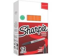 SHARPIE Fine Point Marqueur permanent orange, pointe fine, multicolore, fin, métal, papier, plastique, AP