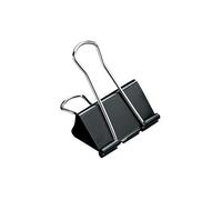 Pince double clip, (L)25 mm, écartement 8 mm, noir