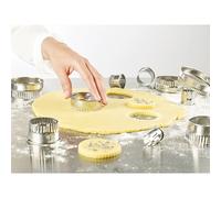 Boîte de 14 découpoirs ronds cannelés en inox 2 à 10,7 cm Mathon