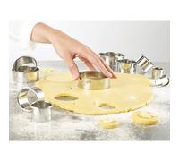 Boîte de 14 découpoirs ronds lisses en inox 2 à 11 cm Mathon