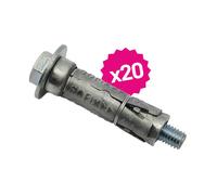 Boite de 20 chevilles fonte m8 Axitronic AXIM8