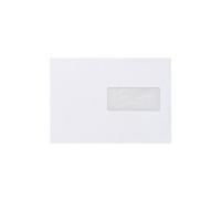 Boîte de 200 enveloppes La Couronne 162 x 229 mm avec fenêtre 45 x 100 mm blanche