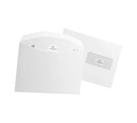 Boîte de 200 enveloppes La Couronne 162 x 229 mm avec fenêtre 45 x 100 mm blanche