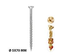 Boite de 200 Vis à tête fraisée TX Ø5x70 mm KLIMAS