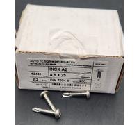 Boîte De 200 Vis autoperceuse tête cylindrique inox A2 DIN 7504 M 4,8 X 25