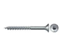 Boîte de 200 vis bois PowerFast II FISCHER tête fraisée TX zingué blanc filetage partiel