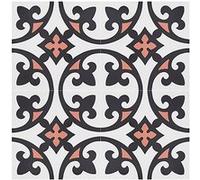 Boite de 24 Carreaux de ciment véritable 0,16m2 / Carreaux de ciment artisanaux Multicolore pour sol et mur - l.20 x L.20 cm Multicolore G