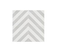 Boite de 24 Carreaux de ciment véritable 0,96m2 / Carreaux de ciment artisanaux pour sol et mur coloris gris - l.20 x L.20 cm