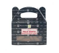 Boîte de 24 cônes d'encens Backflow Palo Santo - Encens indien naturel Satya Sai Baba
