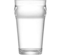 Boîte de 24 verres rondes à boire JIN 57cl en verre transparent empilable, adaptés aux boissons froides et chaudes Transparent G
