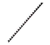 Boîte de 25 baguettes anneaux 6mm noires