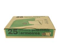 Boite de 25 Dossiers Susp Nna Defi Flex Armoire D15 A4 Kraft Orange
