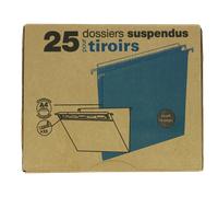Boite de 25 Dossiers Susp Nna Defi Flex Tiroir D30 A4 Kraft Orange