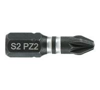 Boite de 25 embouts à chocs impact PZ2 25mm - HANGER - 133028 Noir G