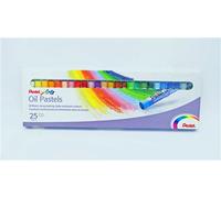 Pentel Pastels à huile PHN4 – Étui en plastique 25 pièces