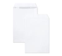 Boite de 250 Pochettes Blanches C4-229x324 mm - Auto-Adhésives - 90g/m2 - Blanc