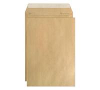 Boite de 250 Pochettes Kraft Adour Brun C4-229x324 mm - Auto-Adhésives - 90g/m2 - Brun