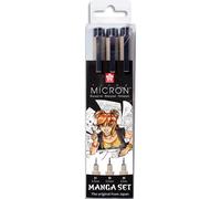 Sakura Feutres Pigma Micron Manga – Boîte de 3 – Multicolore G