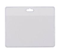 Boîte de 30 badges souples sans attache tarifold 70 x 100 mm - transparents