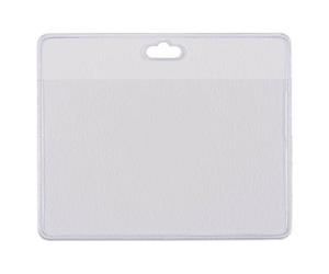 Boîte de 30 badges souples sans attache tarifold 70 x 100 mm - transparents