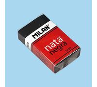 Boîte de 30 gommes nata® noires 7030 (avec pochette en carton et enveloppées) MILAN®