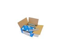 Boîte de 3000 clous à tête ronde, filetés extra galvanisés en bande plastique 22° D. 2,9 x 50 mm - Tacwise - 0435