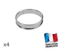 Gobel Cercles à tarte 889830 INOX Boîte de 4