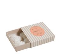 Boîte de 4 décors fondants en Cire parfumée Cœur Arabesque - Marquise