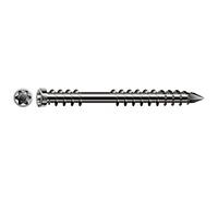 SPAX Vis terrasse 5 x 60 mm Tête cylindrique T-STAR plus T25 Pointe CUT Inox A2 - 400 unités