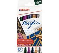 Edding Acrylic 5100-5-s-999 Marker Pen 5 Units Multicolore Enfants
