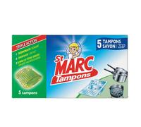 Boîte de 5 Tampons Savon Laine d'acier à Récurer Jex
