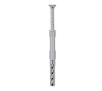 Boite de 50 chevilles rallongées SXR 10x160 T FISCHER 46267 (avec vis tête fraisée en acier électrozingué)