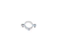 Boîte de 50 colliers simples ING Fixations - Acier revêtement blanc - 20mm