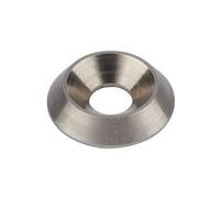 Boîte de 50 cuvettes pleines HECO larg.25 mm pour vis 8 mm - zingué blanc - 42260