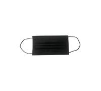 Boîte de 50 masques respiratoires jetables 3 plis Type II R BFE > 98 % noir - MASQUES10