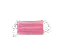 Boîte de 50 masques respiratoires jetables 4 plis Type II R BFE > 98 % rose - MASQUES12