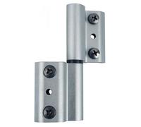 Boîte de 50 paumelles à clamer universelles réversibles aluminium Grip+ - anthracite lisse FAPIM