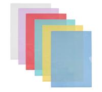 Boîte de 50 Pochettes-coin Oxford Fard'Liss A4 PVC lisse épaisseur 20/100ème coloris assortis