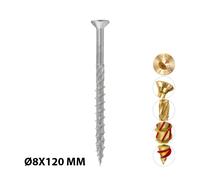 Boite de 50 Vis à tête fraisée TX Ø8x120 mm KLIMAS