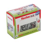 Boîte de 50 vis de charpente Power-Fast à empreinte TX FISCHER FPF-WT - tête disque - filetage partiel/Taille:Ø 8 x 100mm