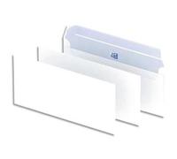 Boîte de 500 enveloppes blanches auto-adhésives 90g format DL 110x220 mm