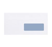Boîte de 500 enveloppes blanches110 x 220 mm format DL avec fenêtre de 35 x 100 mm - Maxiburo