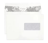 Boite de 500 enveloppes Forever Blanches 100% recy 5-162x229mm - Auto-Adhésives - 80g/m2 - Fenêtre Papier Cristal 45x100 (position 62/20) - Blanc
