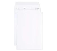 Boite de 500 Pochettes Blanches C5-162x229mm - Auto-Adhésives - 120g/m2 - Blanc