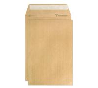 Boite de 500 Pochettes Kraft Adour Brun C5-162x229 mm - Auto-Adhésives - 90g/m2 - Brun