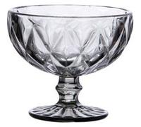 Boite de 6 coupes à glace Diamond 35 ml gris - Trend'up - Gris - Verre Gris G